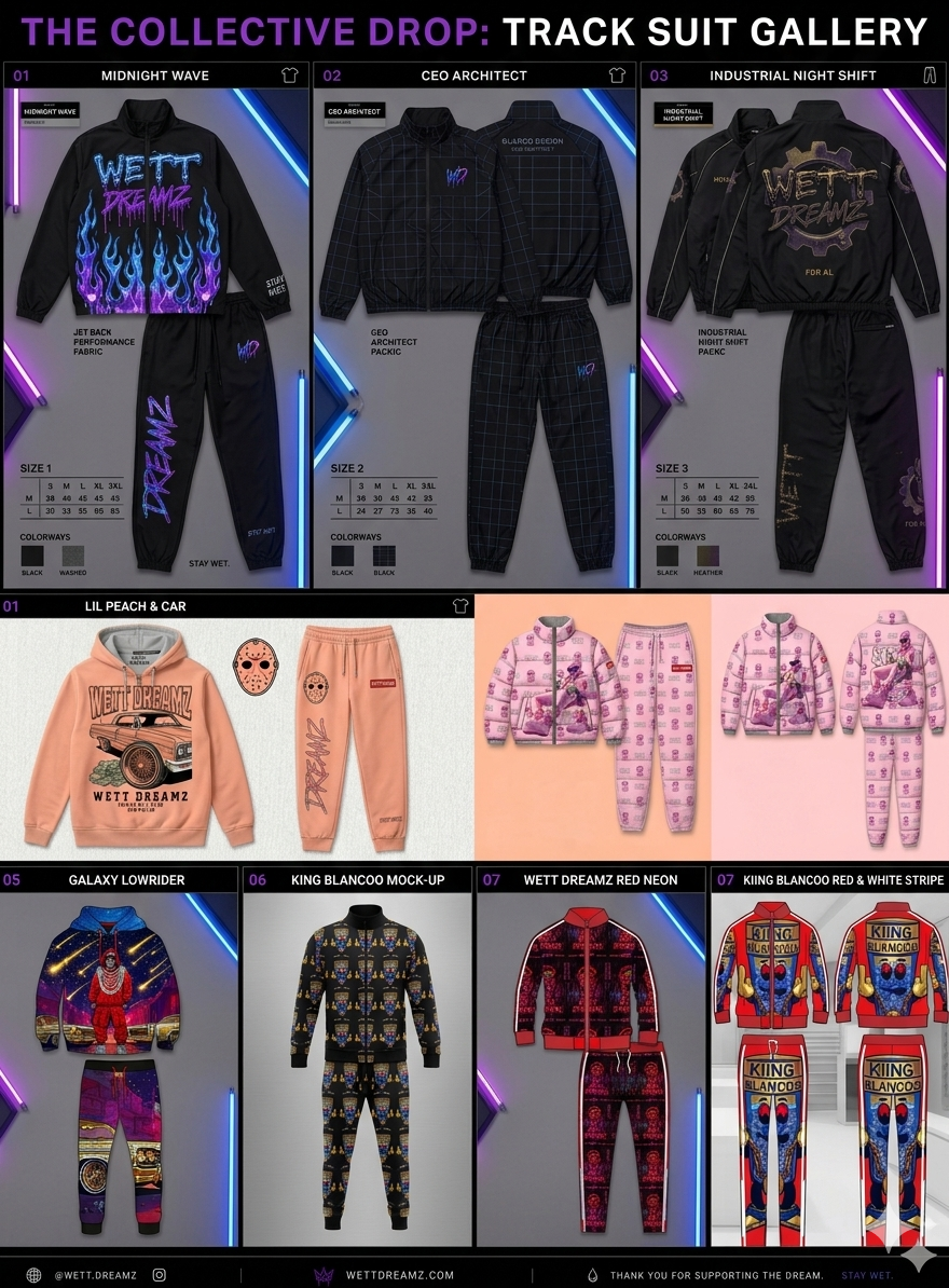 Sweatpants,hoodies,short sleeve shirts,long sleeve shirts, hats,benny's