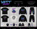 Sweatpants,hoodies,short sleeve shirts,long sleeve shirts, hats,benny's